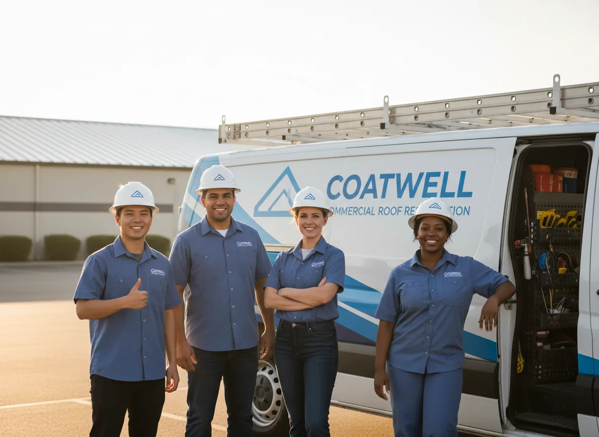 Commercial roof coating company in Splendora, TX